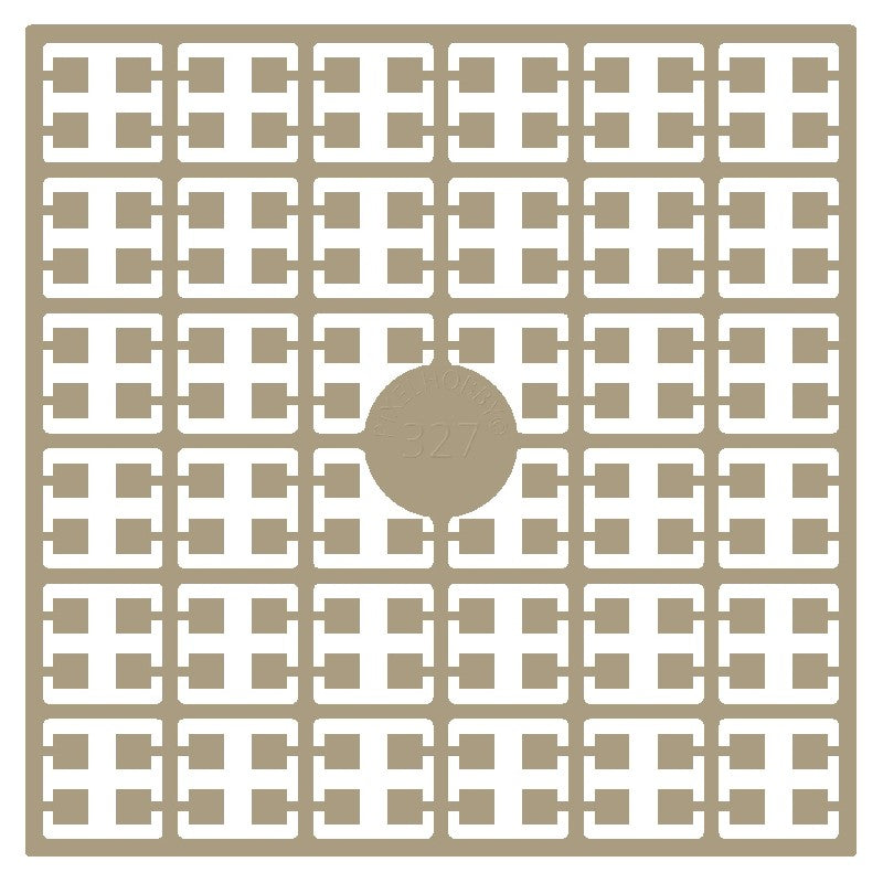 Pixelmatje - beigebruin 327