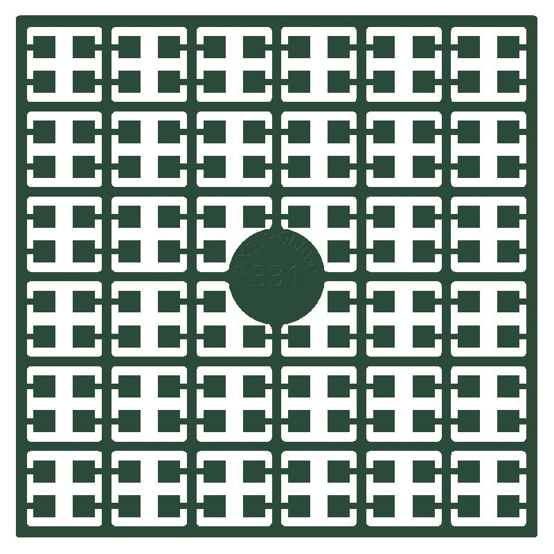 Pixelmatje - bosgroen 331