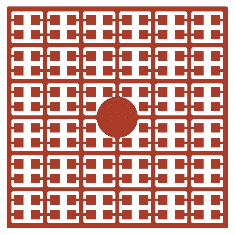 Pixelmatje - saffraanoranje 339