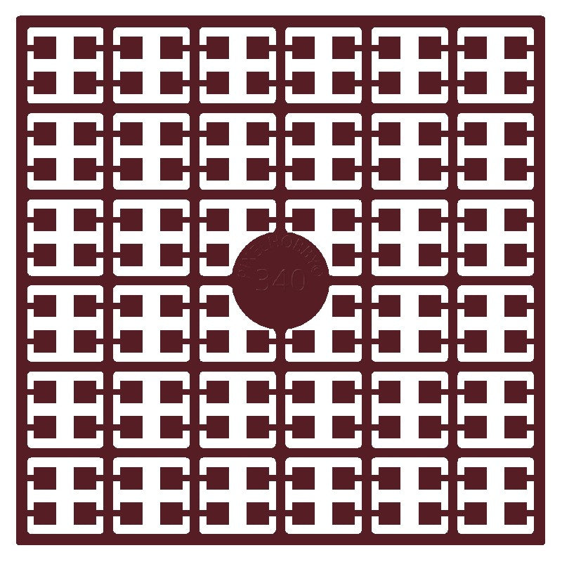 Pixelmatje - kersenrood 340