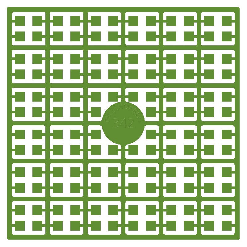 Pixelmatje - papegaaiengroen 342