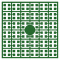 Pixelmatje - smaragdgroen 345