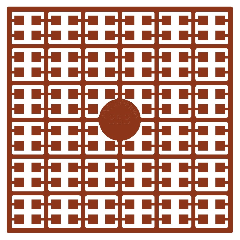 Pixelmatje - roodkoper 353