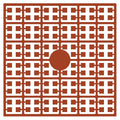 Pixelmatje - okerkoperoranje 354