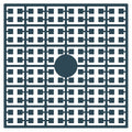 Pixelmatje - turkoois donker 357
