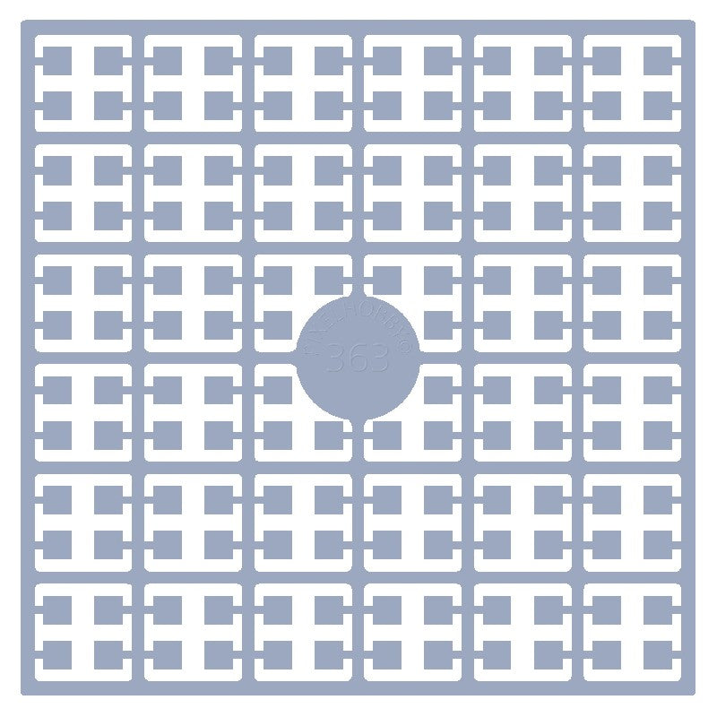 Pixelmatje - antiekblauw licht 363