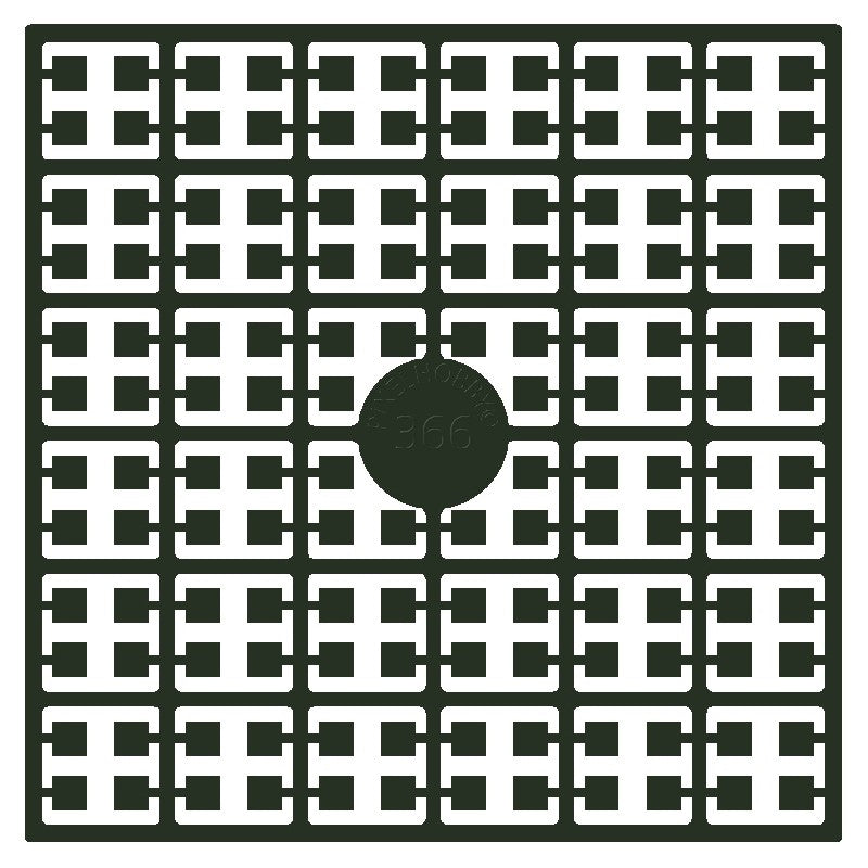 Pixelmatje - groen heel donker 366