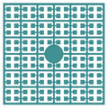 Pixelmatje - zeegroen donker 370