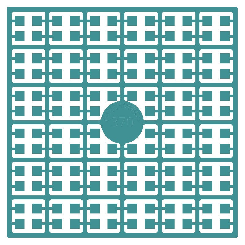 Pixelmatje - zeegroen donker 370