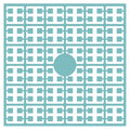 Pixelmatje - zeegroen licht 381