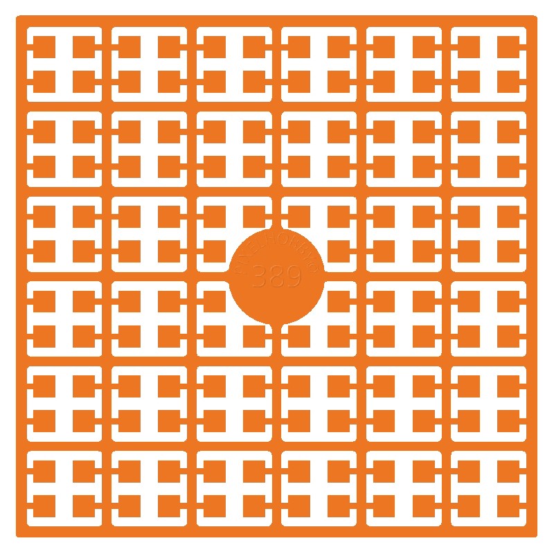 Pixelmatje - pompelmoen 389