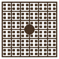 Pixelmatje - koffiebruin 393