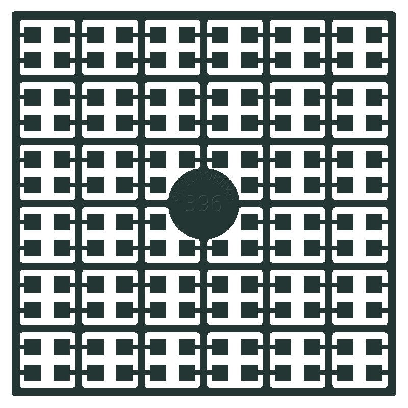 Pixelmatje - bosgroen extra donker 396