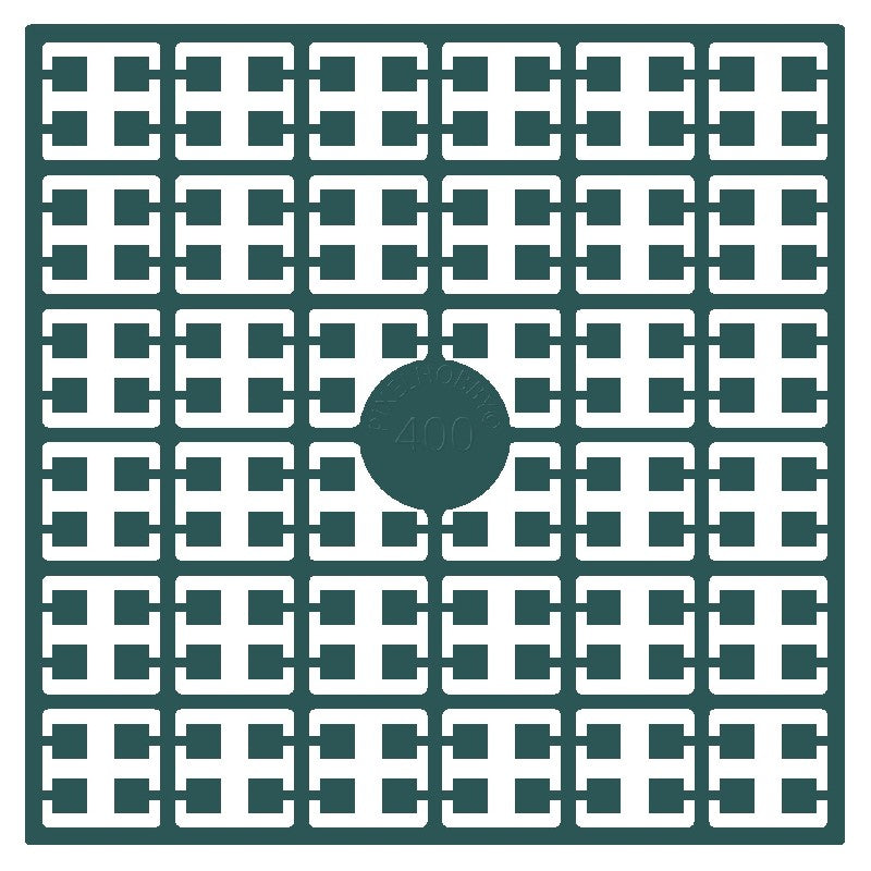 Pixelmatje - zeewatergroen extra donker 400