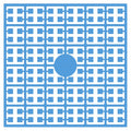 Pixelmatje - caribisch blauw licht 404