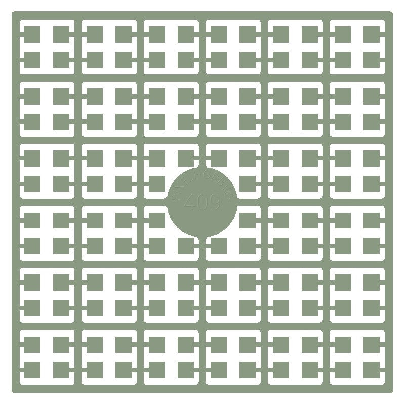 Pixelmatje - olifantengrijs 409