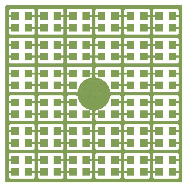 Pixelmatje - jachtgroen licht 433