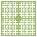 Pixelmatje - geelgroen licht 434