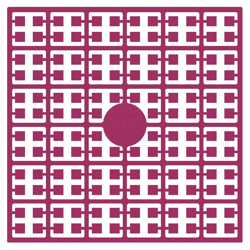 Pixelmatje - framboosroze donker 435
