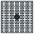 Pixelmatje - blauwzwart 441