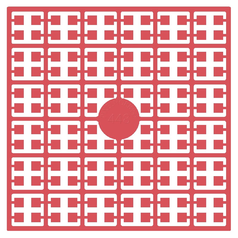 Pixelmatje - roze heel donker 448