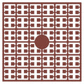 Pixelmatje - schelpenroze heel donker 454