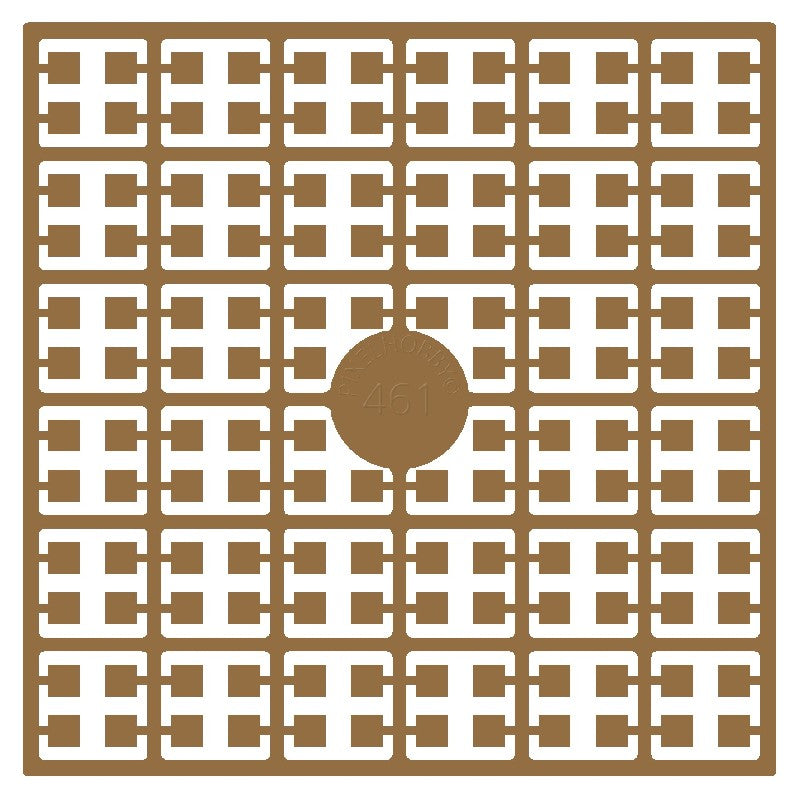 Pixelmatje - mokkabruin 461