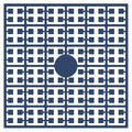 Pixelmatje - wedgewoodblauw donker 464
