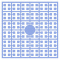 Pixelmatje - pastelblauw 467