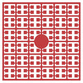 Pixelmatje - rood Kerstmis licht 488