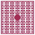 Pixelmatje - cyclaamroze donker 491