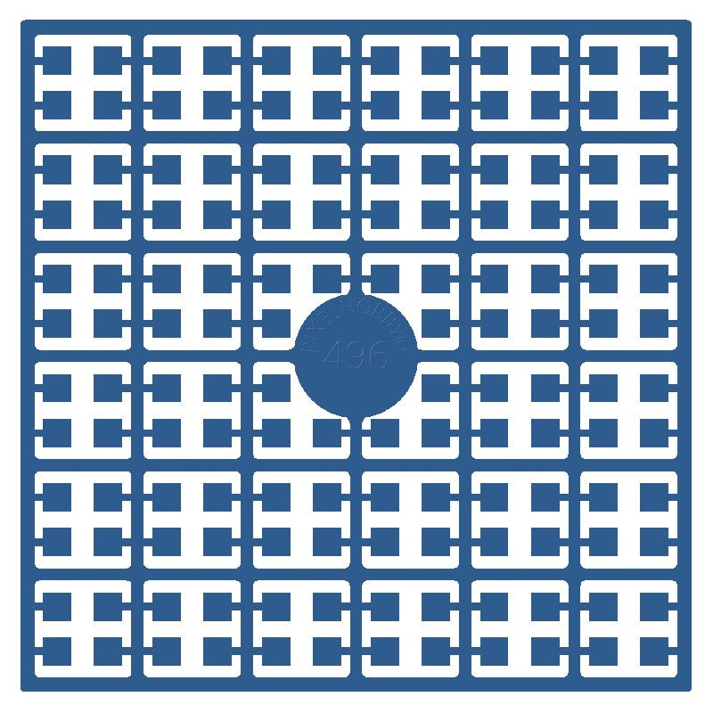Pixelmatje - vijverblauwgroen 496