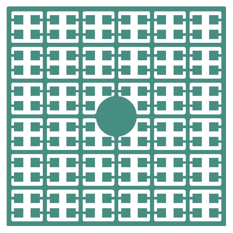 Pixelmatje - zeewatergroen 501