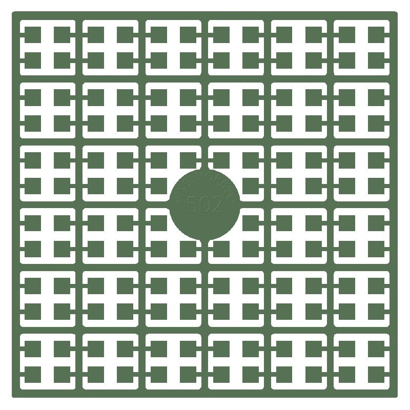 Pixelmatje - antiekgroen 502