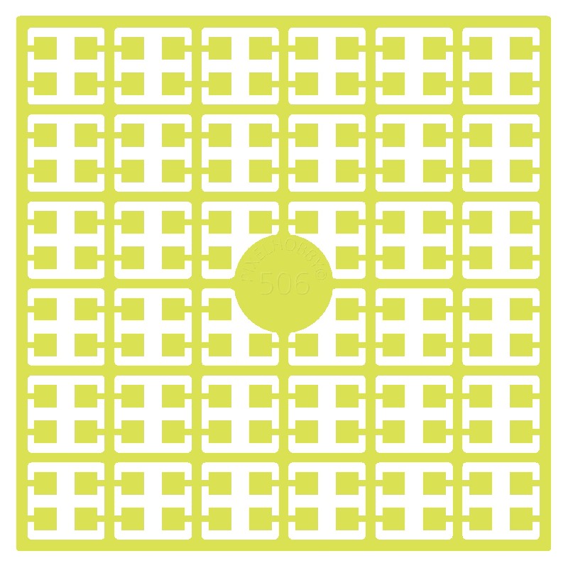 Pixelmatje - citroengroen 506