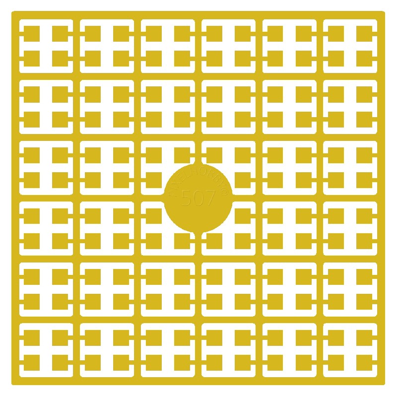 Pixelmatje - strogeel donker 507