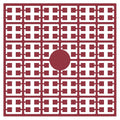 Pixelmatje - cranberryrood donker 518