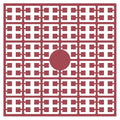Pixelmatje - cranberryrood 519