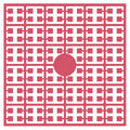 Pixelmatje - cranberryrood licht 520
