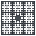 Pixelmatje - staalgrijs 521