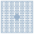 Pixelmatje - babyblauwgrijs licht 528