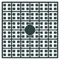 Pixelmatje - petrolgroen donker 534