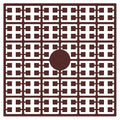 Pixelmatje - notenhout donker 544