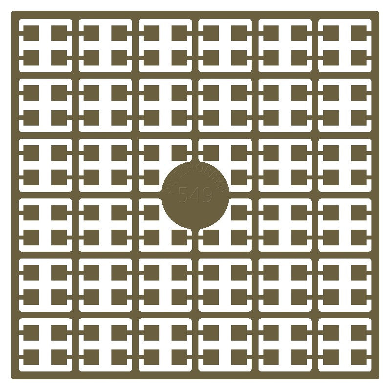 Pixelmatje - mokkabeige donker 549