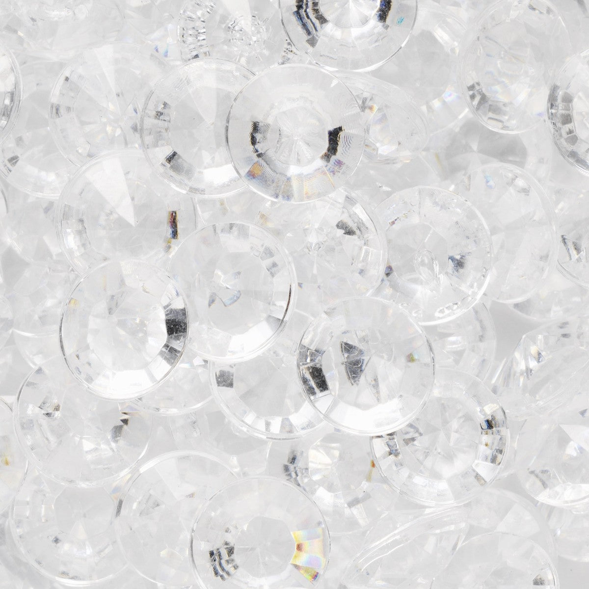 Strass stenen - diamantvorm - transparant
