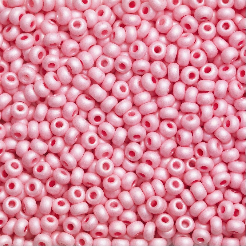 Rocailles - 9/0 - roze