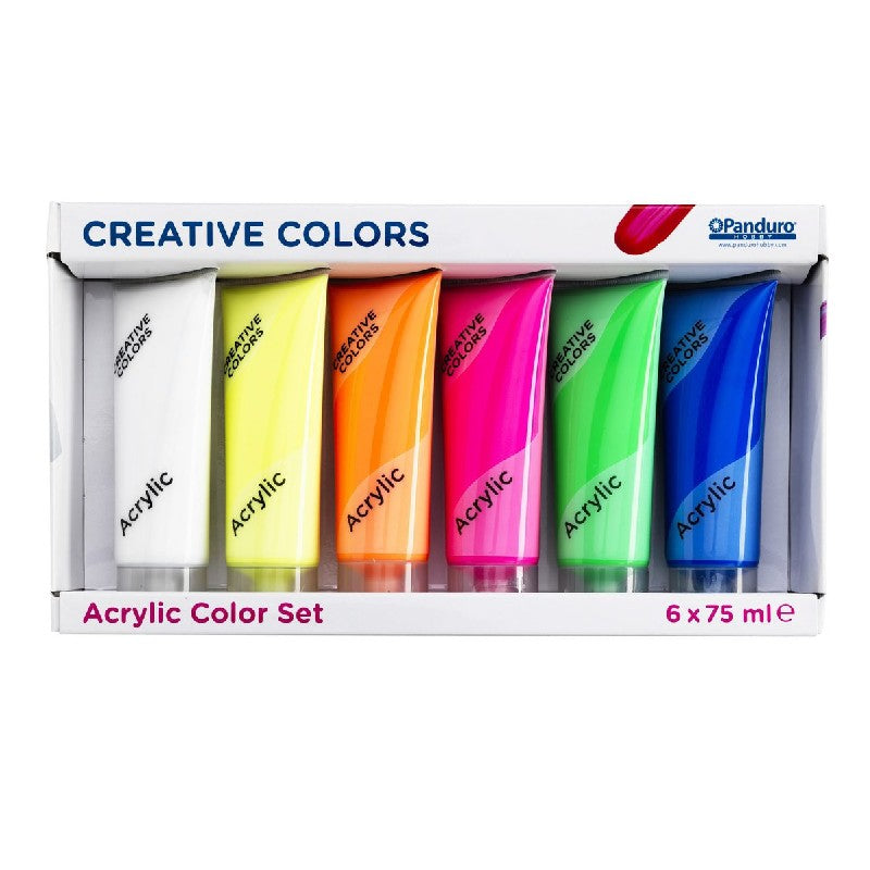 Acrylverf 6x 75 ml
