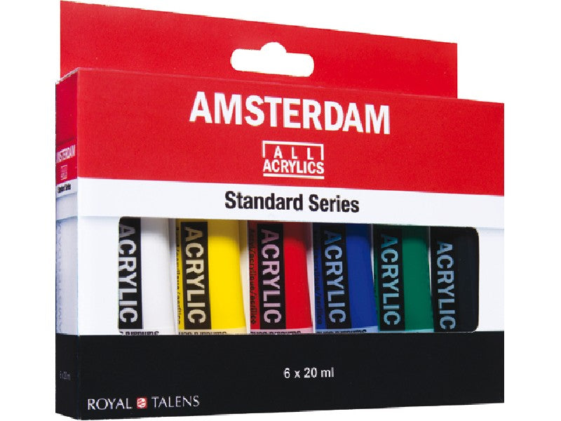 Amsterdam acrylverf set - 6 stuks