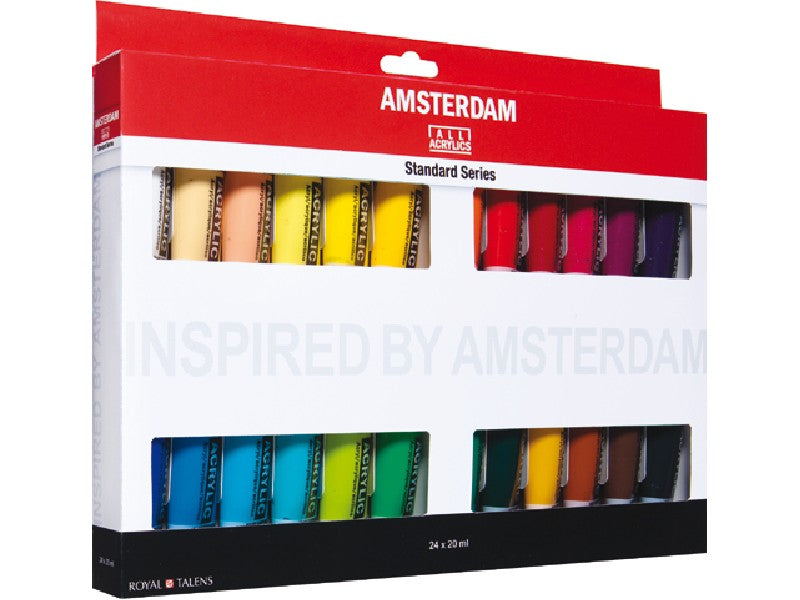 Amsterdam acrylverf set - 24 stuks