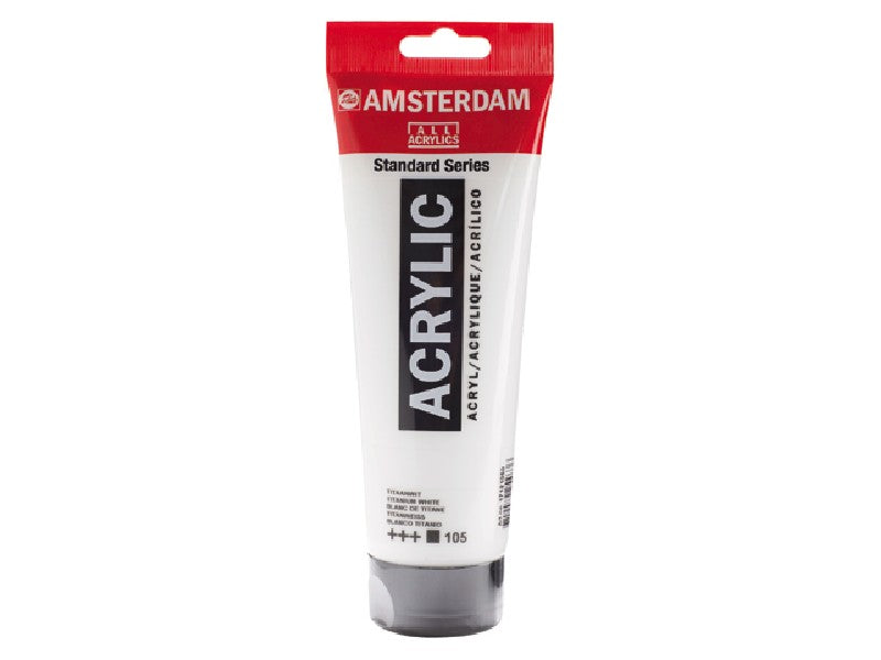 Amsterdam acrylverf - 250 ml - titaanwit 105